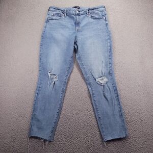 GAP Jeans Size 18/34 Universal Legging Distressed Light Edinberg Wash